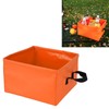 Collapsible Basin Leakage Proof Portable Folding Camping Bucket for Travel