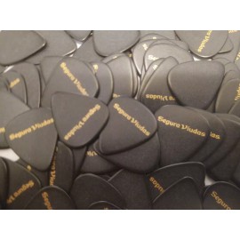 Unbranded 200 pcs Black 1mm Delrin Standard Guitar Picks Plectrum