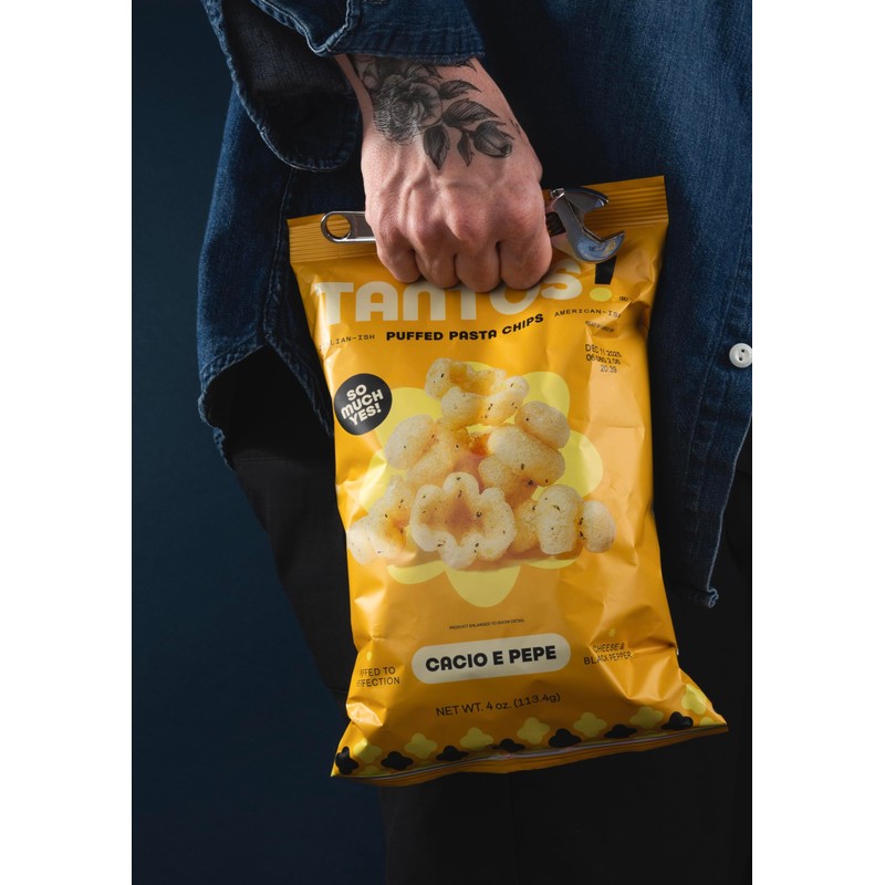 Tantos! Puffed Pasta Chips – Healthy Pasta Snack by Top