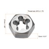 sourcing map Hex Threading Die M13 x 1.75 Metric Thread