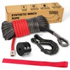 Synthetic Winch Rope Kit - 1/4'' x 50' with 10,000