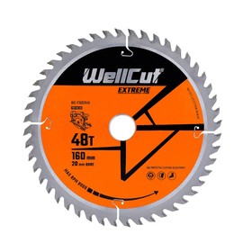 WELLCUT WC-F1602048 TCT Saw Blade 160mm x 48T x 20mm Bore