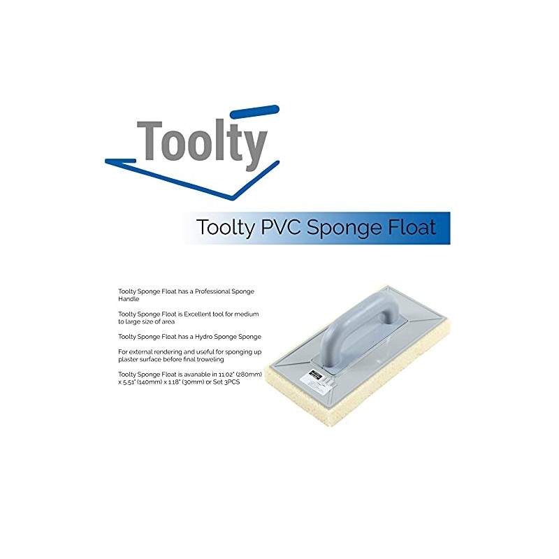 Toolty PVC Sponge Float - Set 3 PCS - 280