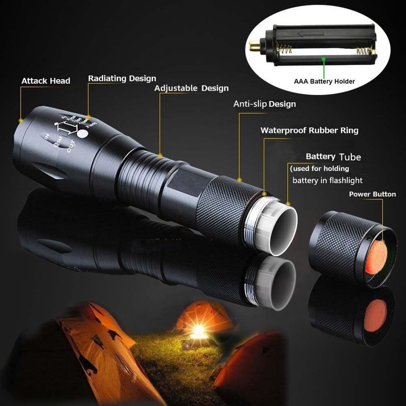 BESTSUN LED Flashlight 2 Pack, Small Flashlights Powerful High Lumens