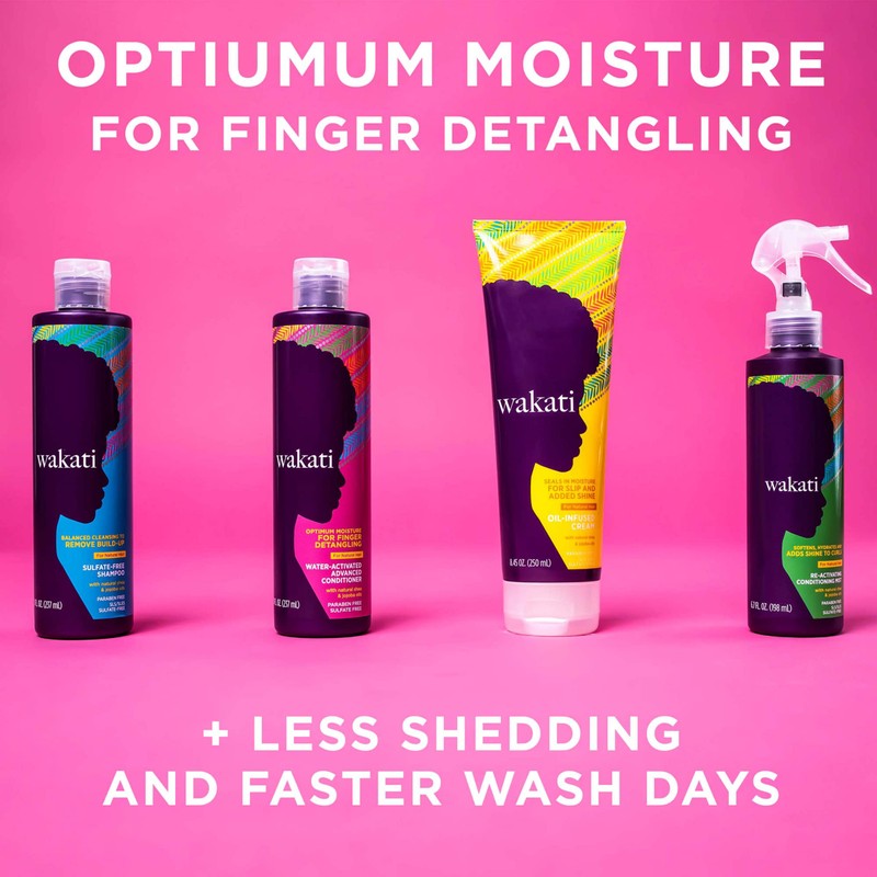 Wakati Water Activated Conditioner Finger Detangling 235ml