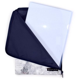 COLORFUL CANDY STYLE Contact Bag (A4) PET Whale and Logbook