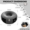 Deberris Peekaboo Cat Cave Bed Tunnel Dual-Level Design with Donut
