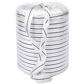 letsFix Batten Tape Film Band for Greenhouse Film, Mule Tape Polyester Pulling Tape, Polyester Webbing - Durable Flat Rope [4/5 in x 984 ft, White]