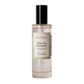 Votivo White Tea & Bergamot 4.3 oz Room & Linen Spray | Scented Air Freshener for Linens & Living Areas | Premium Long Lasting Fragrance