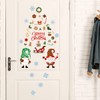 Condessacity クリスマス ステッカー ウォールステッカー クリスマスノームスノーフレークそり ウォールシール おしゃれ 壁紙シール 防水 剥がせる