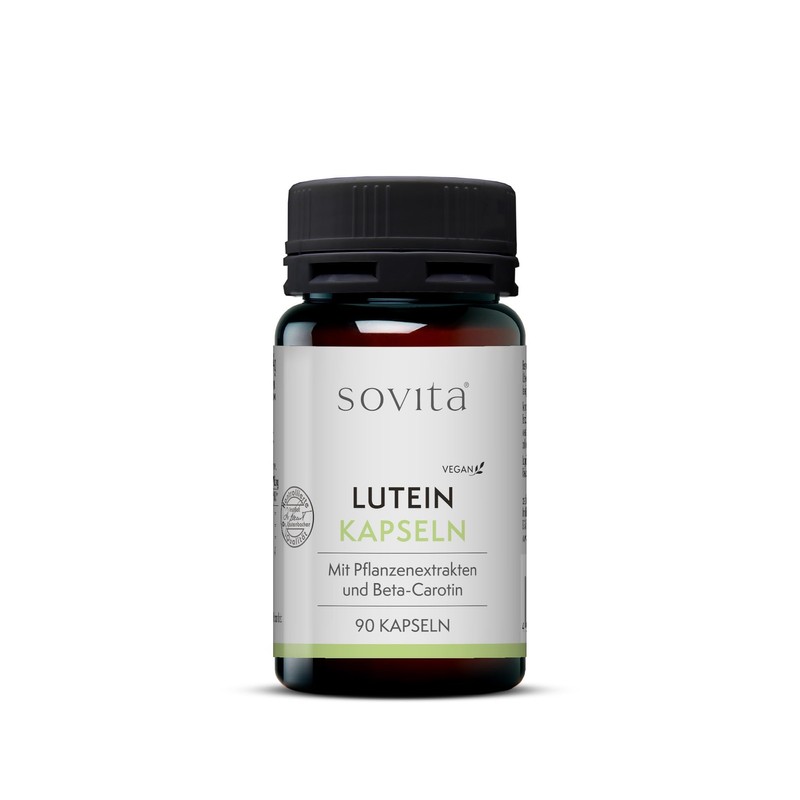 Sovita Lutein Capsules Eye Health & Vision With Beta-Carotene &