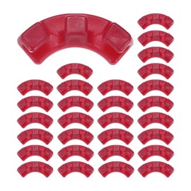 M METERXITY 30-Pack Plant Bender, 1.4x0.4 Inch 90 Degree Adjustable Plant Training Clips Plant Stem Low Stress Plant Branch Trainer Clips for Plant Gardening/Flowers/Climbing Plants[Red]