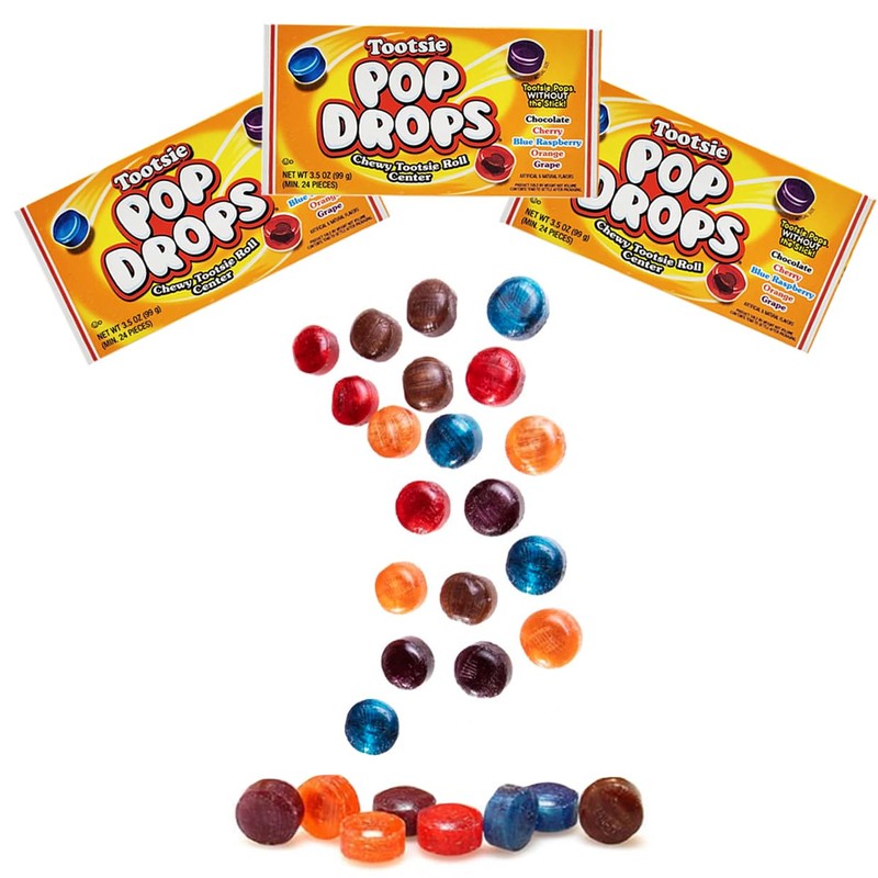Fruidles Tootsie Pop Drops With Chewy Fruidles Roll Center, Party