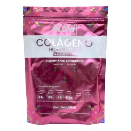 Colágeno Hidrolizado Mangostán 500 Grs Tamarindo Flow Tamarindo Blanco/rosa