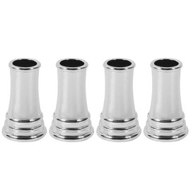 Alipis 4pcs Round Metal Pen Holder Single Pen Stand Desktop Pen Holder Pen Stand for Students Copper Silver