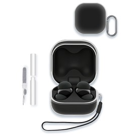 Case Cover for Sony LinkBuds Fit Truly Wireless Noise Canceling Earbud Headphones,WUNIAK Clear Soft TPU Protective Cover with Keychain and Cleaner Kit for Women Men Shockproof Skin,Clear