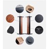 bimiti Wood Grain Speaker Stands 36 Inch Universal Floor Speaker