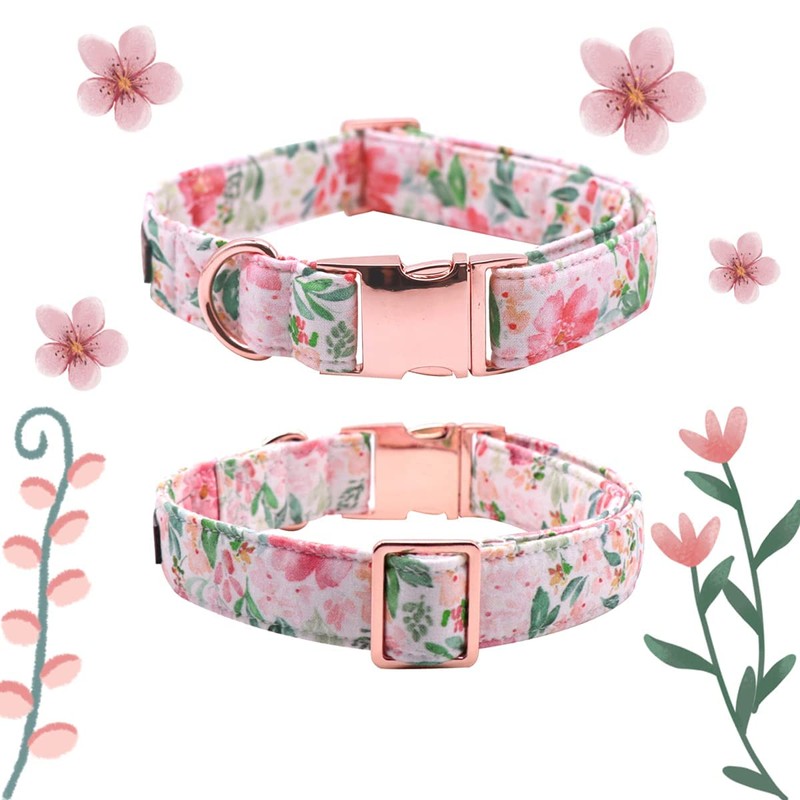 Lionet Paws Dog Collar with Bow Tie - Soft Comfortable