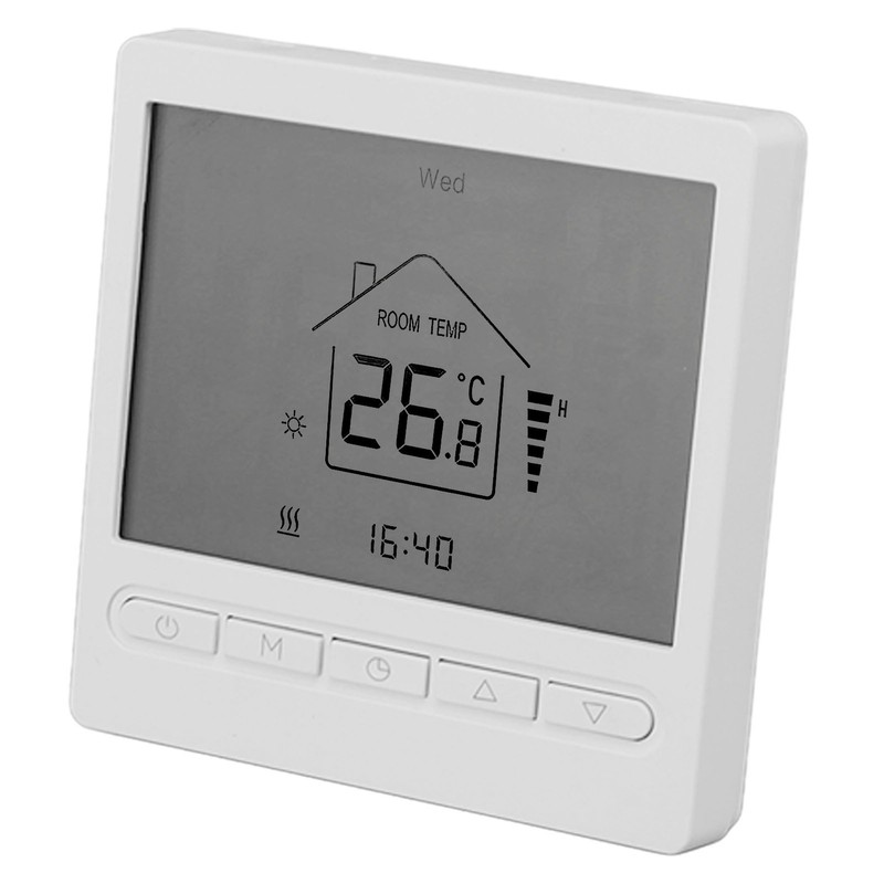 Digital Thermostat Display ABS Accurate Temperature Control Electric Thermostat AC220V