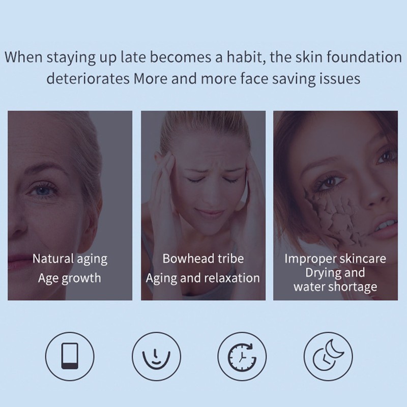 Facial Skin Lifting Machine Reduce Swelling Wrinkle Removal USB Rechargeable