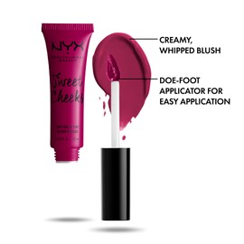 NYX PROFESSIONAL MAKEUP Sweet Cheeks Soft Cheek Tint, Cream Blush - Showgirl