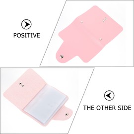 Lurrose Nail Art Stamp Plate Holder Stamping Plates Storage Bag 20 Slots Manicure Stamping Plate Storage Pouch Stamp Templates Bag Organizer Collection Manicure Tools