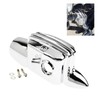 HDBUBALUS Chrome Rear Brake Master Cylinder Cover Fit for Harley