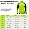 qualidyne Men's Winter Cycling Jacket Thermal Fleece Lined Bicycle Biking
