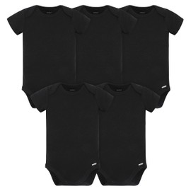 Gerber Paquete de 5 mamelucos unisex para bebé, paquete de 180 g/m², Negro -, 24 meses