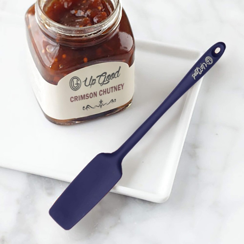 Silicone Jar Spatula | 600F Heat Resistant Non-Stick Rubber Scraper