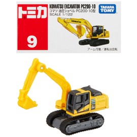 Tomica No.9 - Komatsu Power Shovel PC200-10