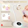 AORAEM UV Nail Lamp, LED Auto Sensor Yellow Light Gooseneck