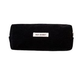 JIEOU Pencil Case, Vintage Pen Pencil Organiser for Boys Girls, Pencil Pouch Box with Zipper, Adult Stationery Supplies, black, briefcase