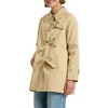 CUFEZN Women's Bow Toggle Trench Coat, 100% Cotton Button Down