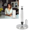 Paper Towel Holder with Damping Effect Stainless Steel Punch Free