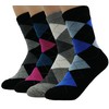 JJMax Women's Everyday Basic Cotton Blend Argyle Comfort Socks
