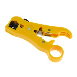 KALEA-INFORMATIQUE Quick stripper for coaxial and network cabling. Coax compatible RG59 RG6 RG11 RJ11 RJ12 RJ45