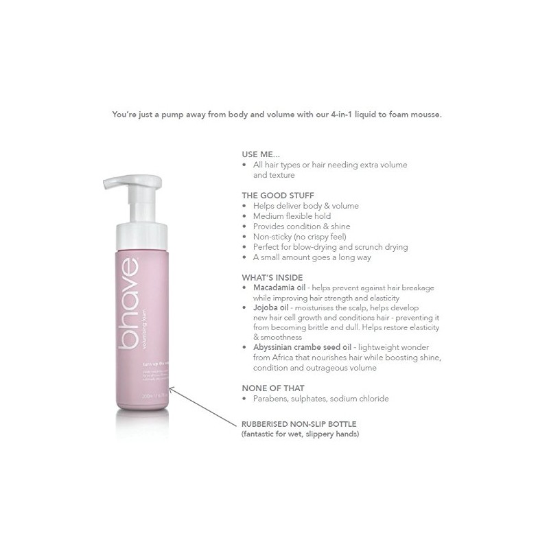 bhave Volumising Foam 200ml