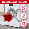 2 Pieces Chenille Microfiber Scrubber Mop Refills, Spin Mop Head