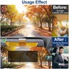 Car Window Sunshade, Upgrade Anti-Glare Polarized Day & Night Vision
