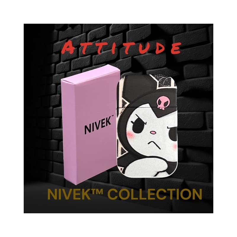 NIVEK Kulomi Lighter Kitty KT Torch Lighter Pink Flame Pocket
