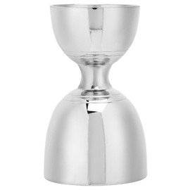 Stainless Steel Double Head Cocktail Jigger Mixer Bartending Tool for Home Bar Party AccessorySilver
