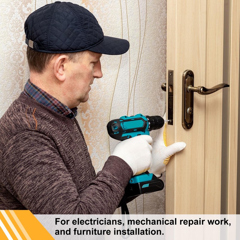 HARFINGTON 2pcs SL6 Slotted Screwdriver Bits 6mm Slotted Tip 1/4"