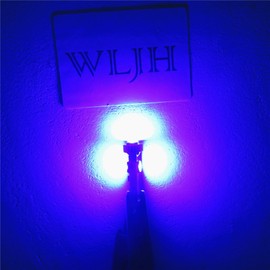 WLJH Extremely Bright Blue Instrument Cluster Panel Gauge Dash Bulbs + Climate Control Lights + Clock Light Led Kits for Lexus IS300 2001-2005, Pack of 12