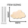 Unfinished Wood Cloud Silhouette Craft up to 46" DIY 14"