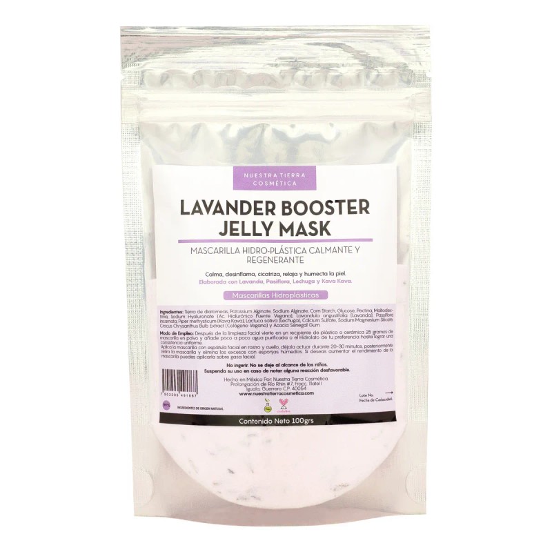 🔥 Mascarilla hidro plástica calmante con lavanda y kava kava