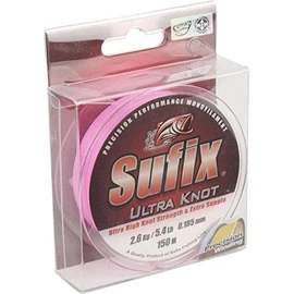 Sufix MONOFILAMENT ULTRA KNOT PINK - 150M - pink white, 150, 18/100, 2.8