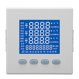 3 Phase Current Voltage Meter Multifunctional True RMS Measurement Ammeter Voltmeter AC