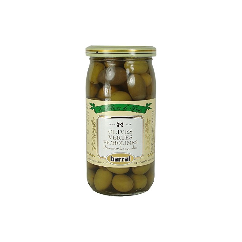 Barral Green Olives Picholines 185g