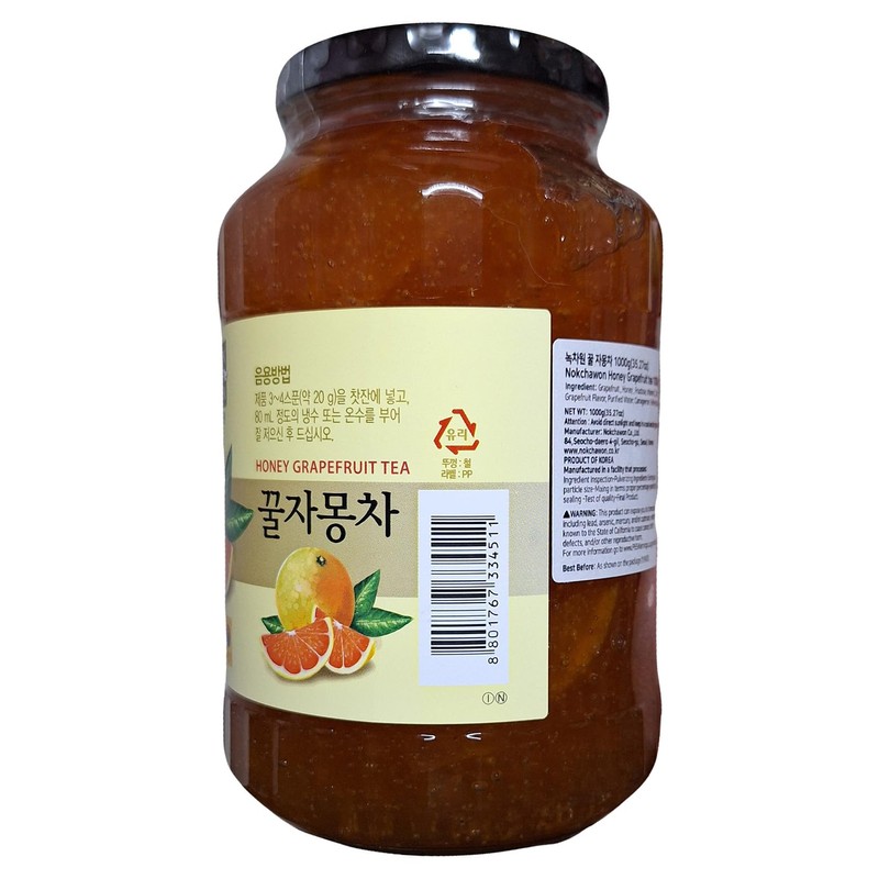 Herbal Tea by Nokchawon 1kg_35.27oz (Honey Grapefruit)